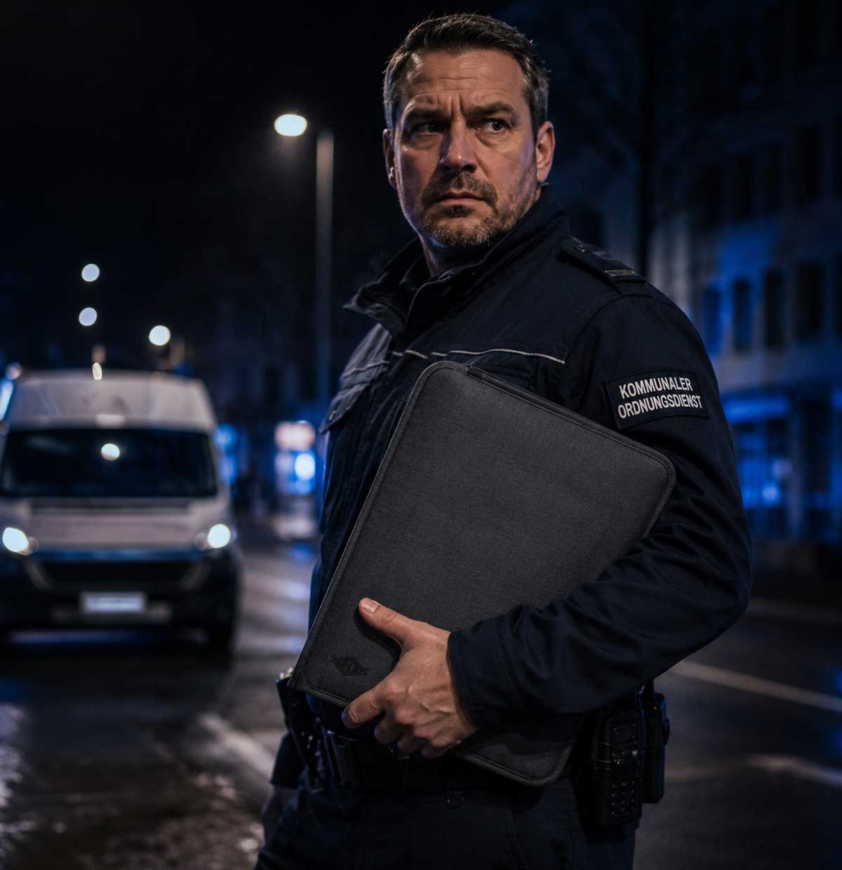 Stichsichere Schutzmappe für Beamte